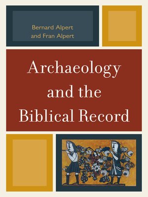 cover image of Archaeology and the Biblical Record